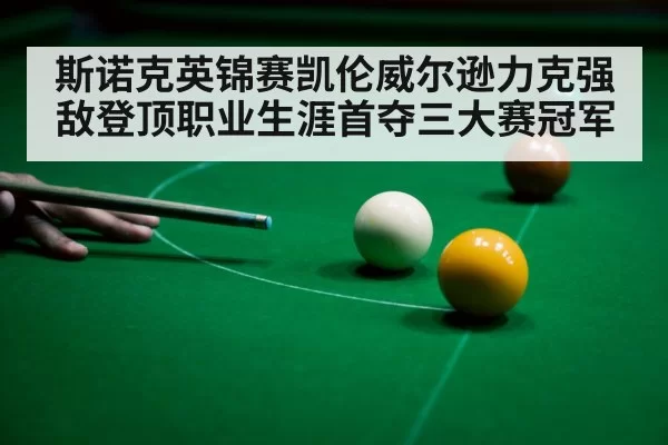 snooker player celebrating victory